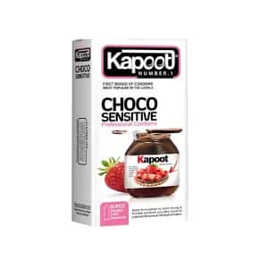 کاندوم کاپوت مدل Choco Sensitive بسته 12 عددی