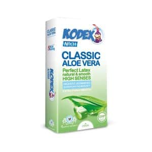کاندوم کدکس مدل Classic Aloe Vera بسته 12 عددی
